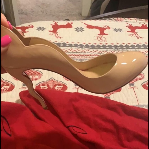 Christian Louboutin Shoes - Louboutin nude heels
